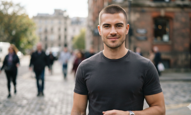 marlon buzz cut