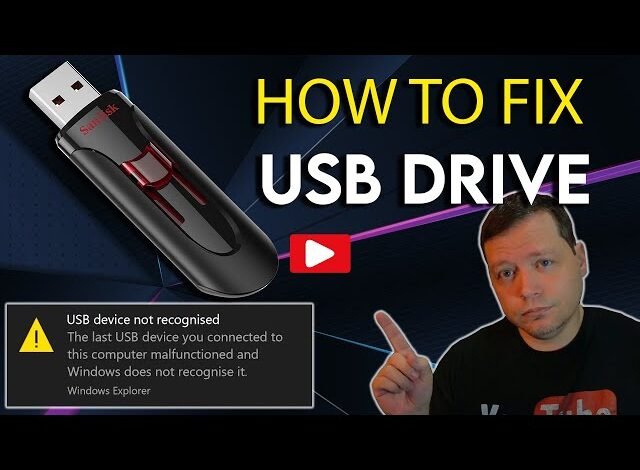 How to Fix USB Device Not Recognized